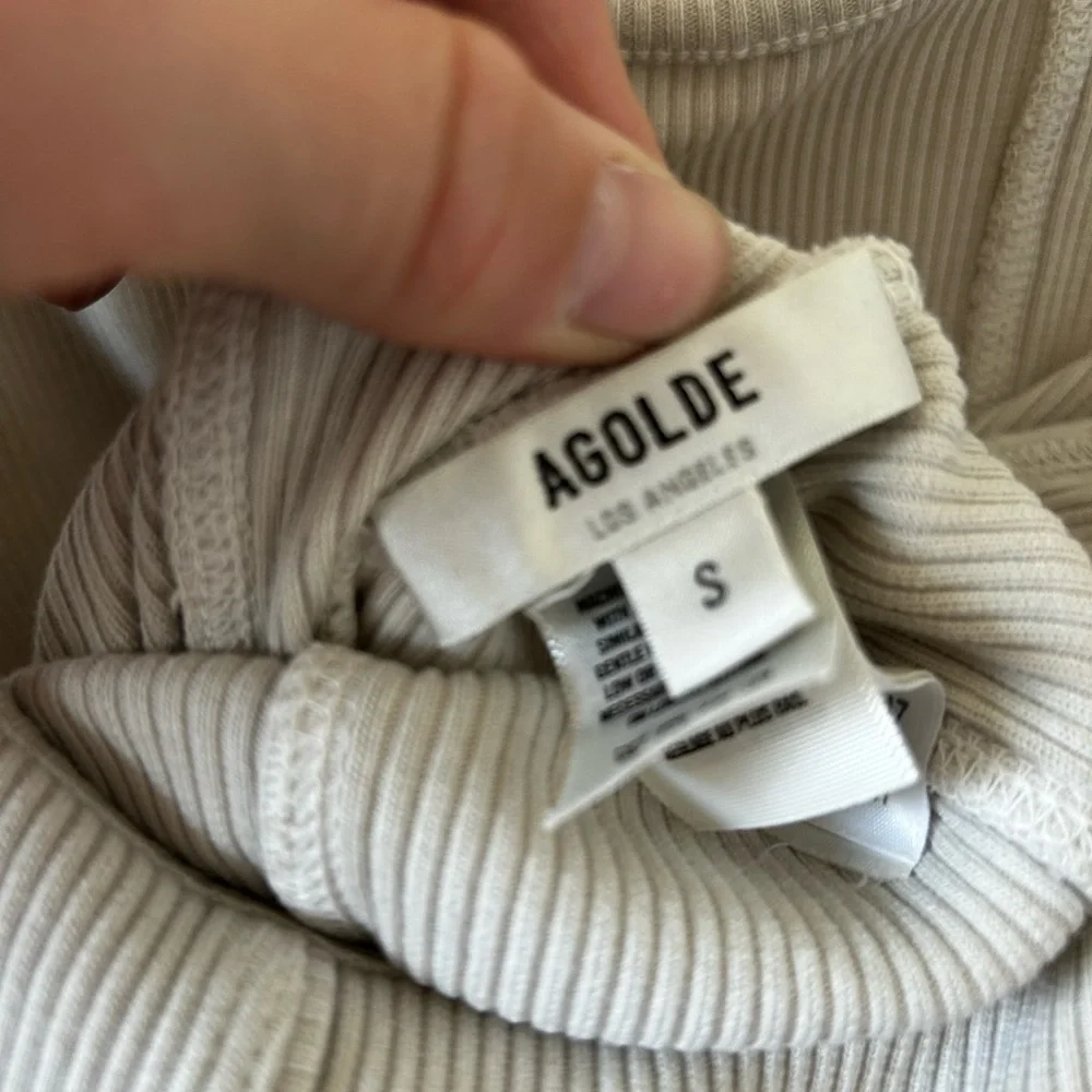 Beige Ribbed Bodysuit - Picture 3 of 3